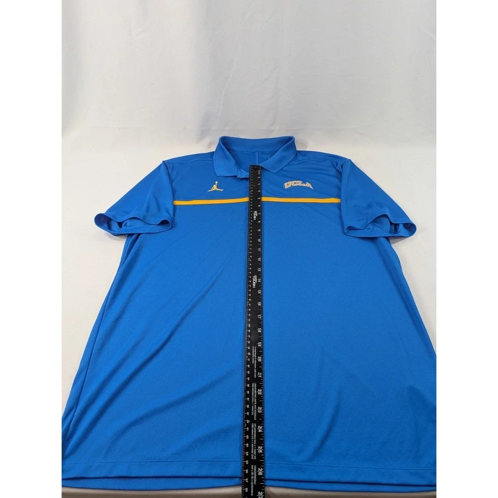 Jordan  Polo Shirt UCLA Bruins Dri Fit Short Sleeve - Modern Fabric‎ Mens Large